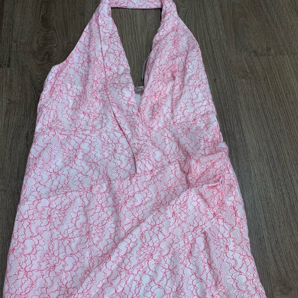 NWT ASOS lace halter fit and flare dress - Picture 6 of 9